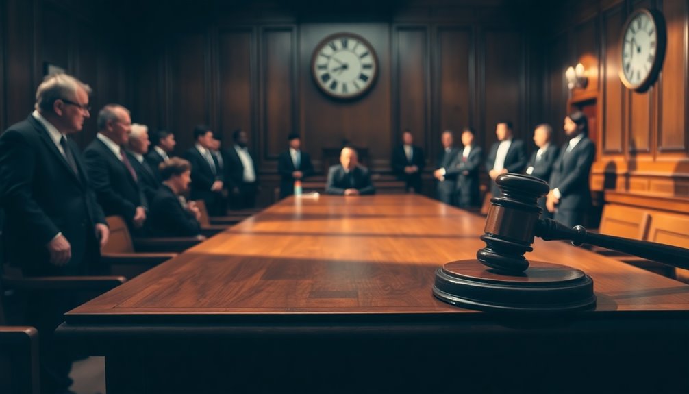 absentia representation in court