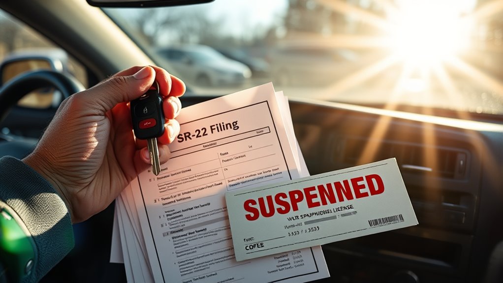 sr 22 for suspended licenses