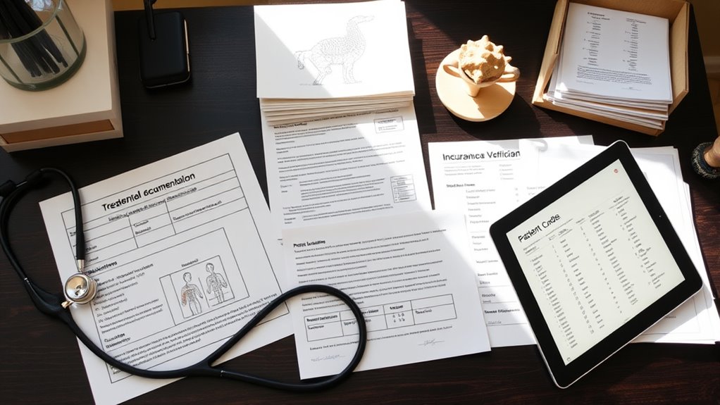 treatment and progress records