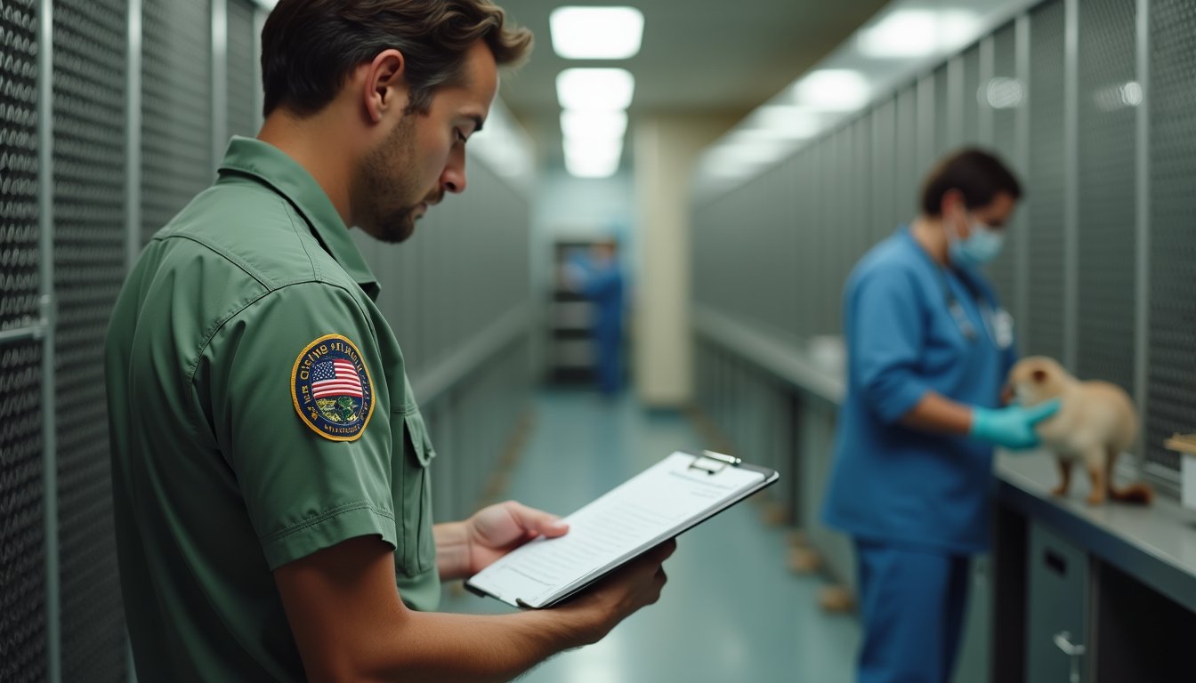 veterinary oversight species specific environments detailed compliance records