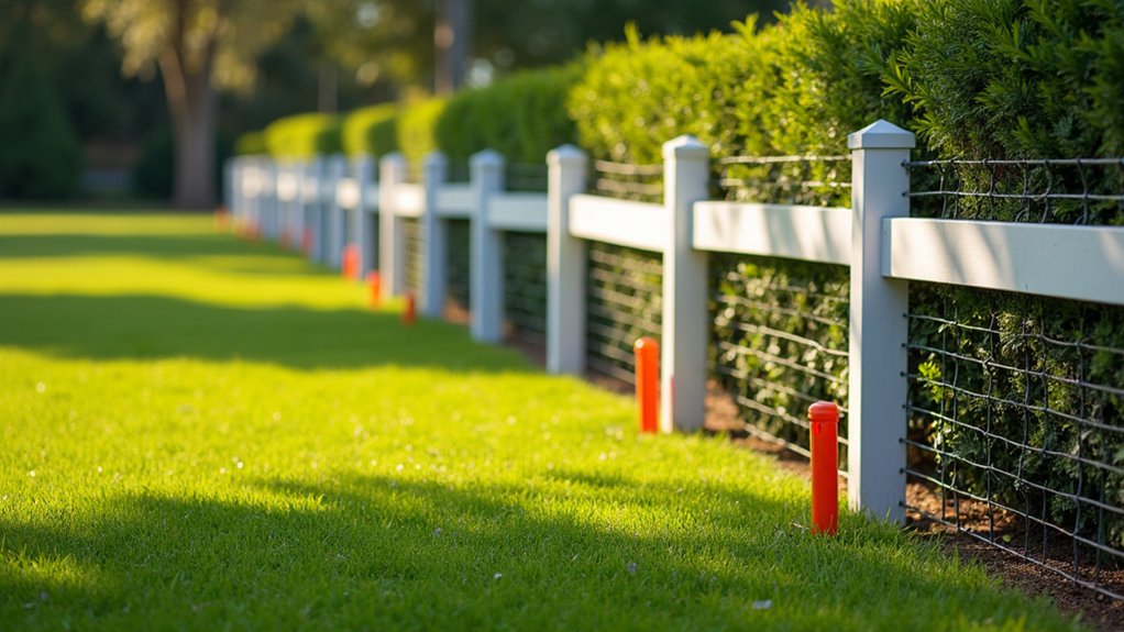 maintain visible property boundary ownership