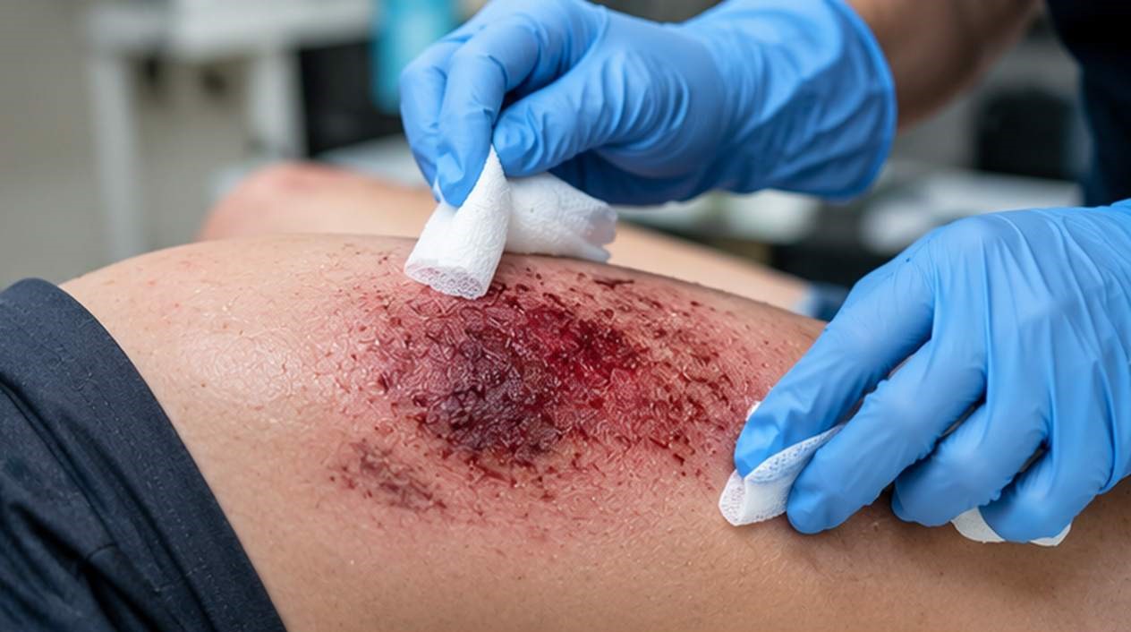 deeper extensive wounds require care