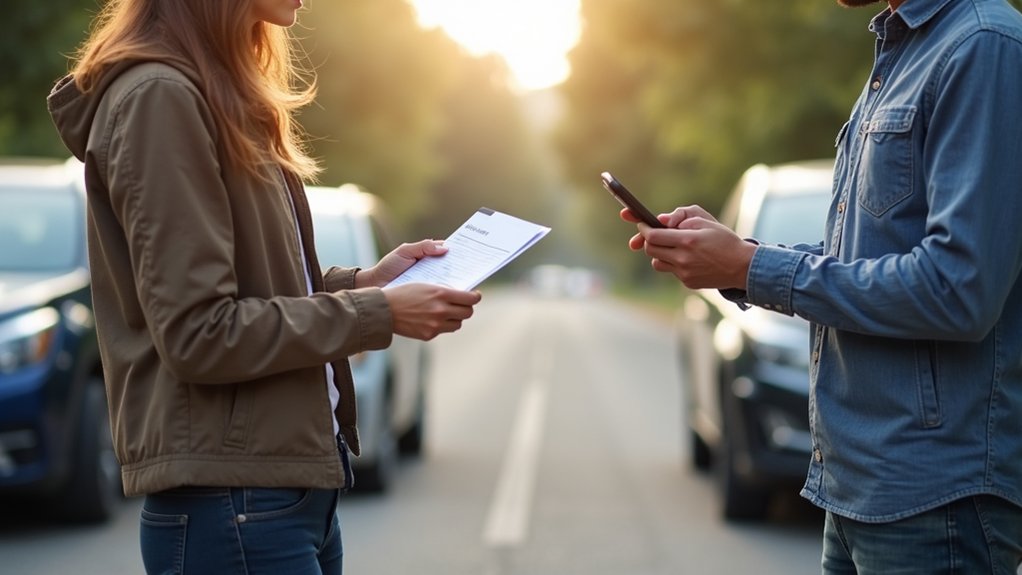 what to exchange after accident